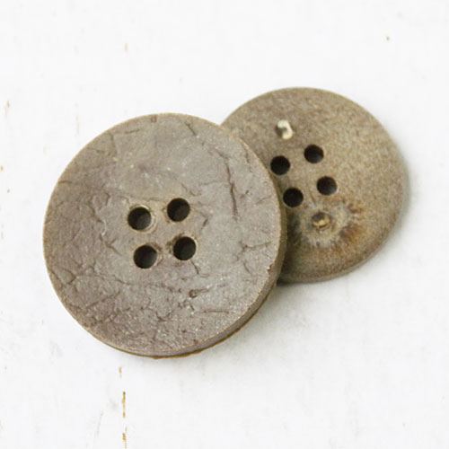 木調ボタンcol.43(茶色)　(11.5/13/15/21/23/25mm)