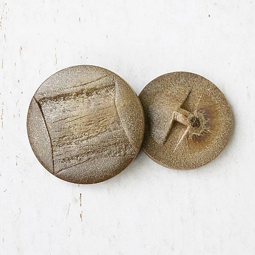 木調ボタンcol.43(茶色)　(15/18/20/23mm)