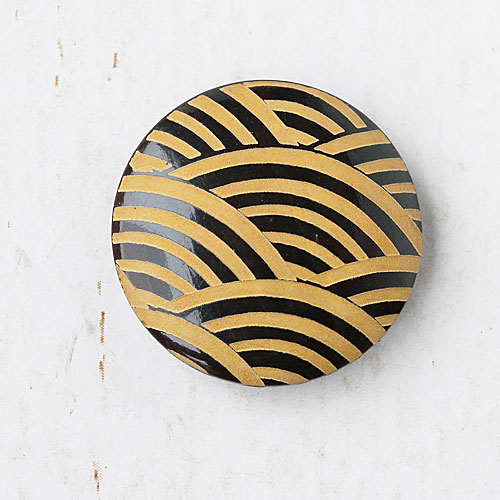 本水牛ボタン(焦茶)　(21/24mm)